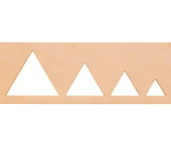 Tout Pour le Jeu Coffret traçage formes géométriques - 8 pochoirs bois