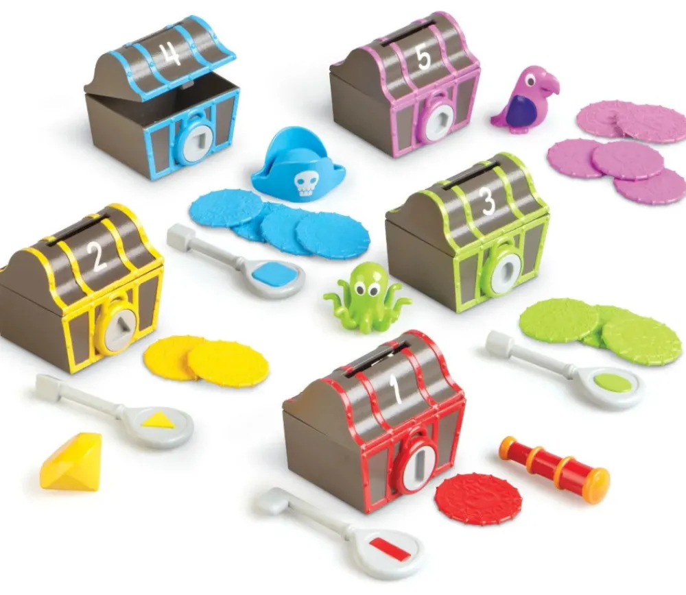 Tout Pour le Jeu Coffret trésor surprise Pirate : tri et motricité mathématiques