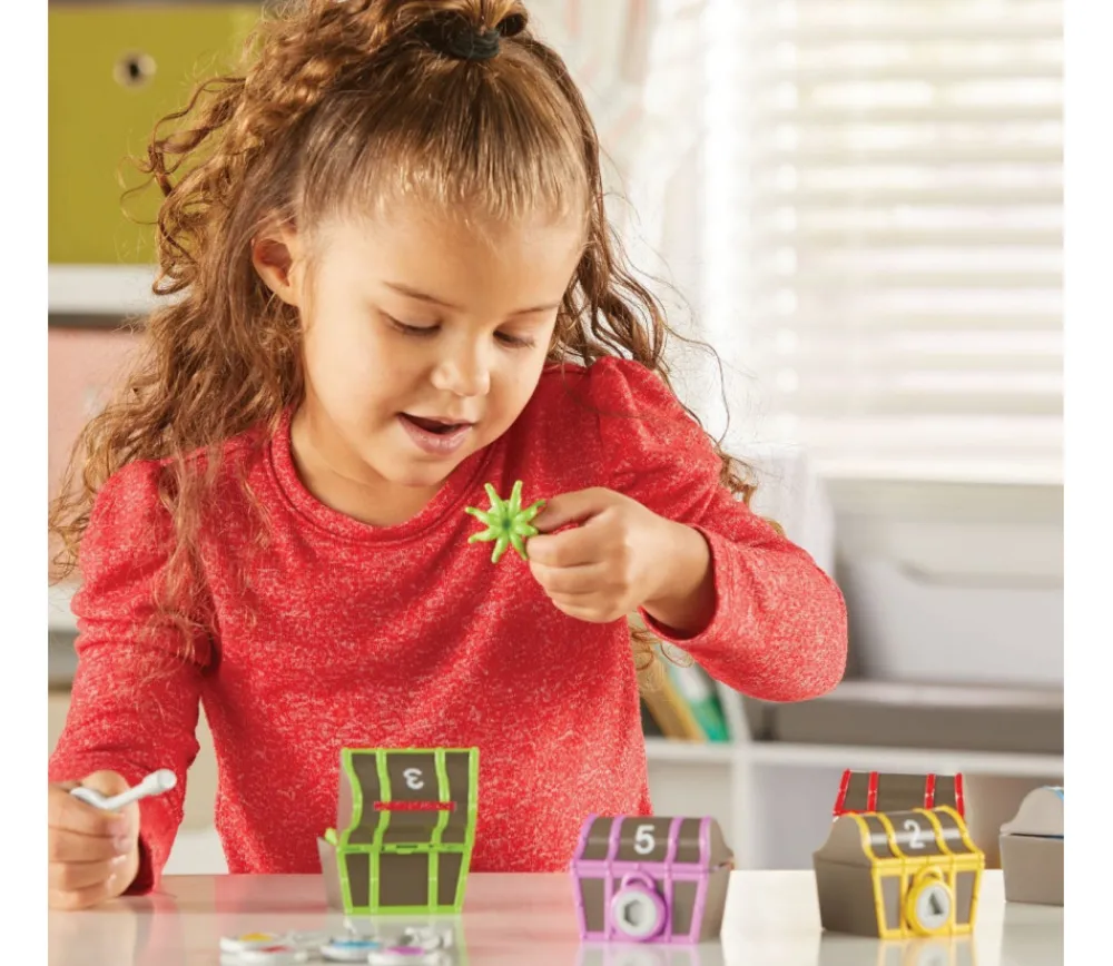 Tout Pour le Jeu Coffret trésor surprise Pirate : tri et motricité mathématiques