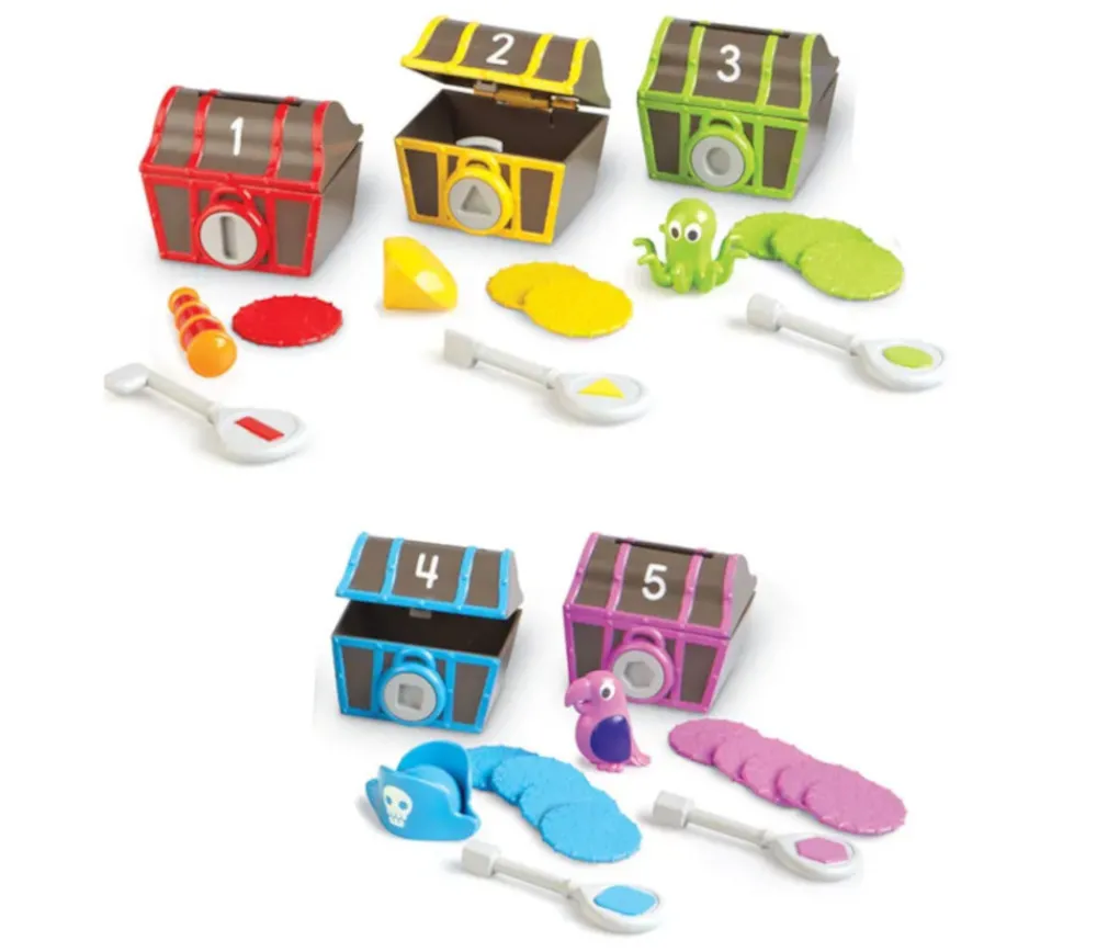 Tout Pour le Jeu Coffret trésor surprise Pirate : tri et motricité mathématiques
