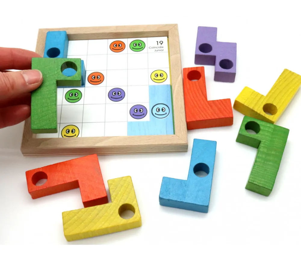 Tout Pour le Jeu Coincidix junior en bois - jeu casse tête évolutif