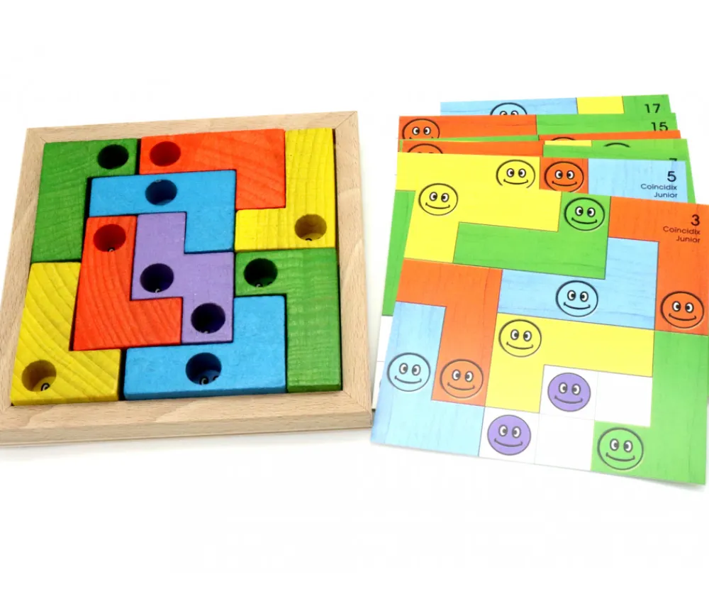 Tout Pour le Jeu Coincidix junior en bois - jeu casse tête évolutif