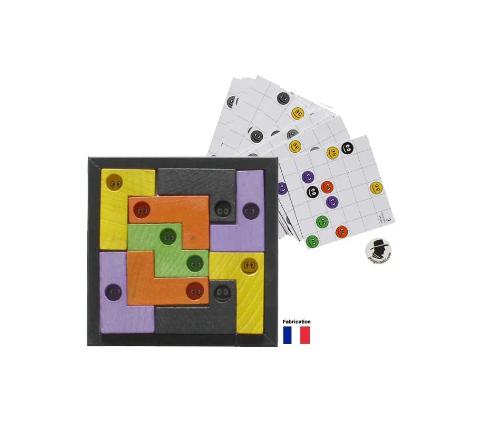 Tout Pour le Jeu Coincidix master en bois - jeu casse tête évolutif
