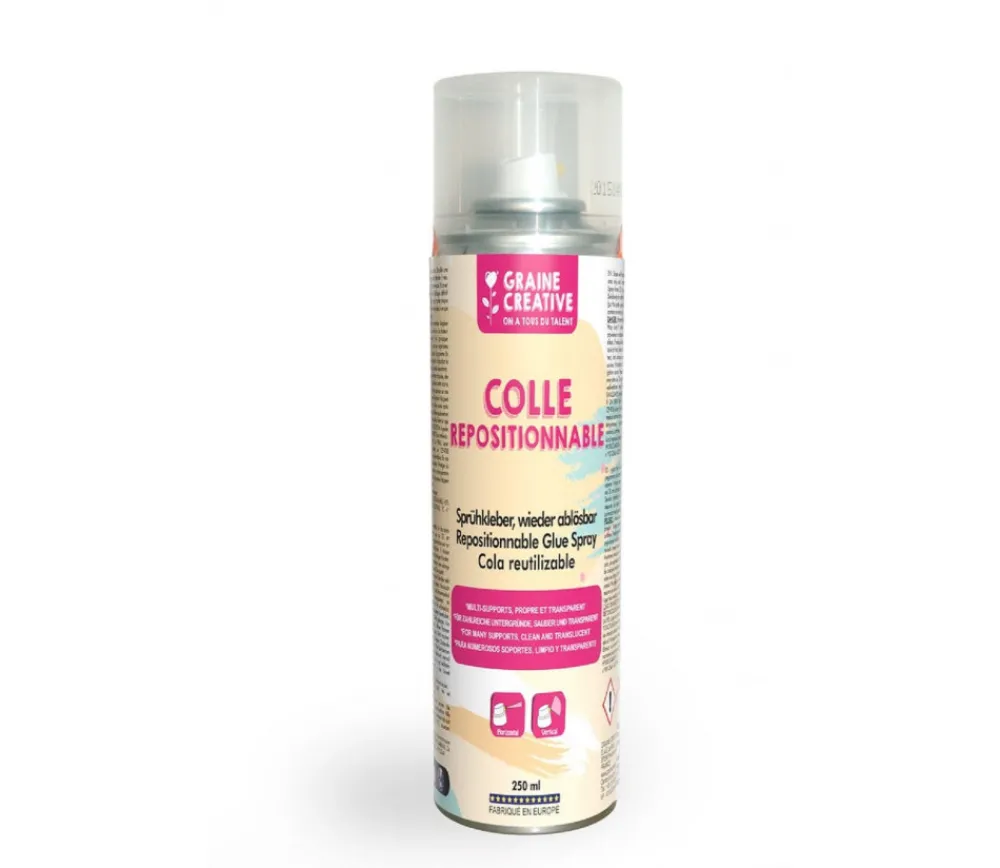 Tout Pour le Jeu Colle repositionnable en spray 250 ml - loisirs créatifs