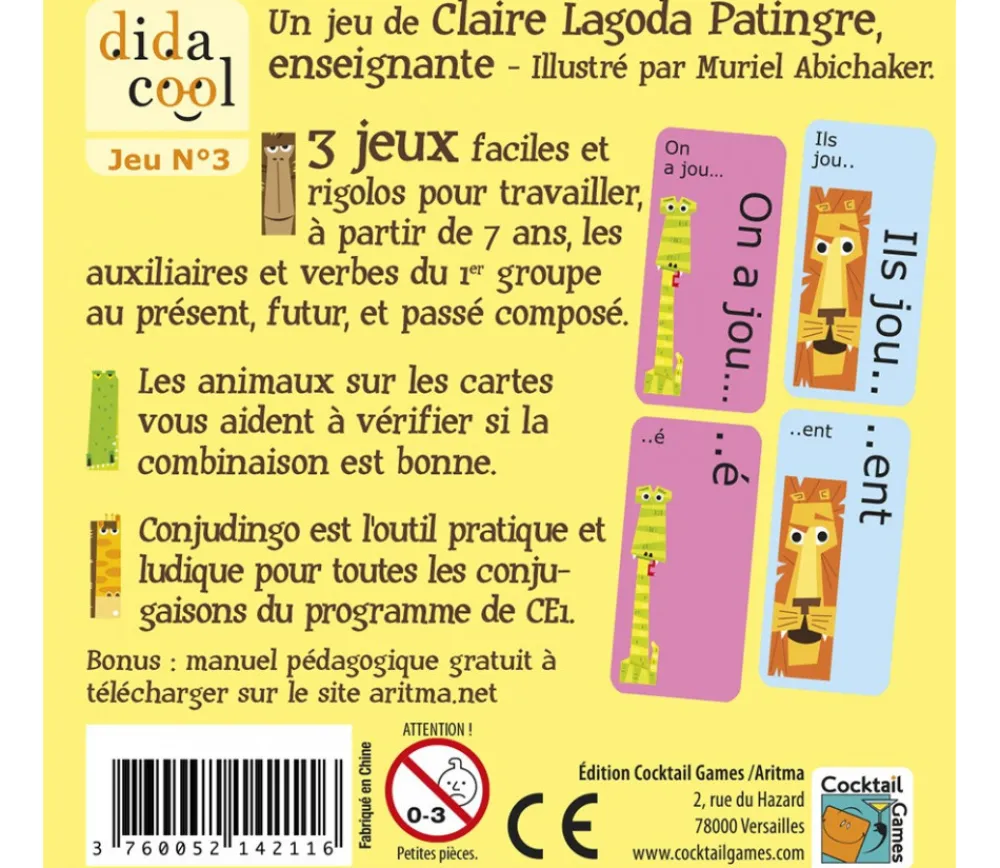 Tout Pour le Jeu Conju Dingo CE1 - jeu des conjugaisons