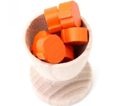 Tout Pour le Jeu Coquetier en bois naturel 5 cm de hauteur