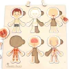 Tout Pour le Jeu Corps humain découverte : 6 mini puzzles bois
