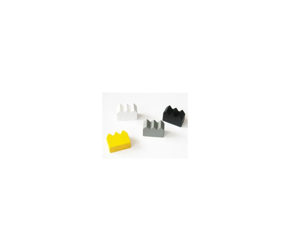 Tout Pour le Jeu Couronne / usine pion de jeu en bois 23 x 18 x 10 mm à l'unité