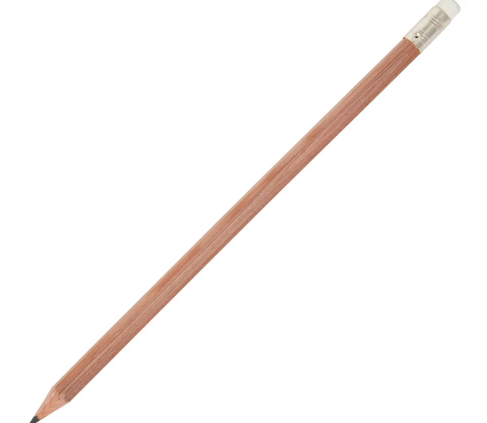 Tout Pour le Jeu Crayon en bois avec embout gomme - 18 cm