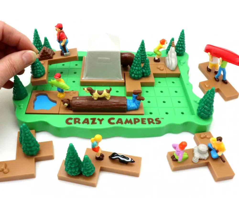 Tout Pour le Jeu Crazy Campers - jeu casse tête évolutif avec pentamino camping