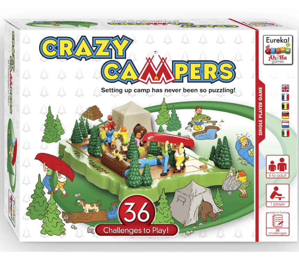 Tout Pour le Jeu Crazy Campers - jeu casse tête évolutif avec pentamino camping