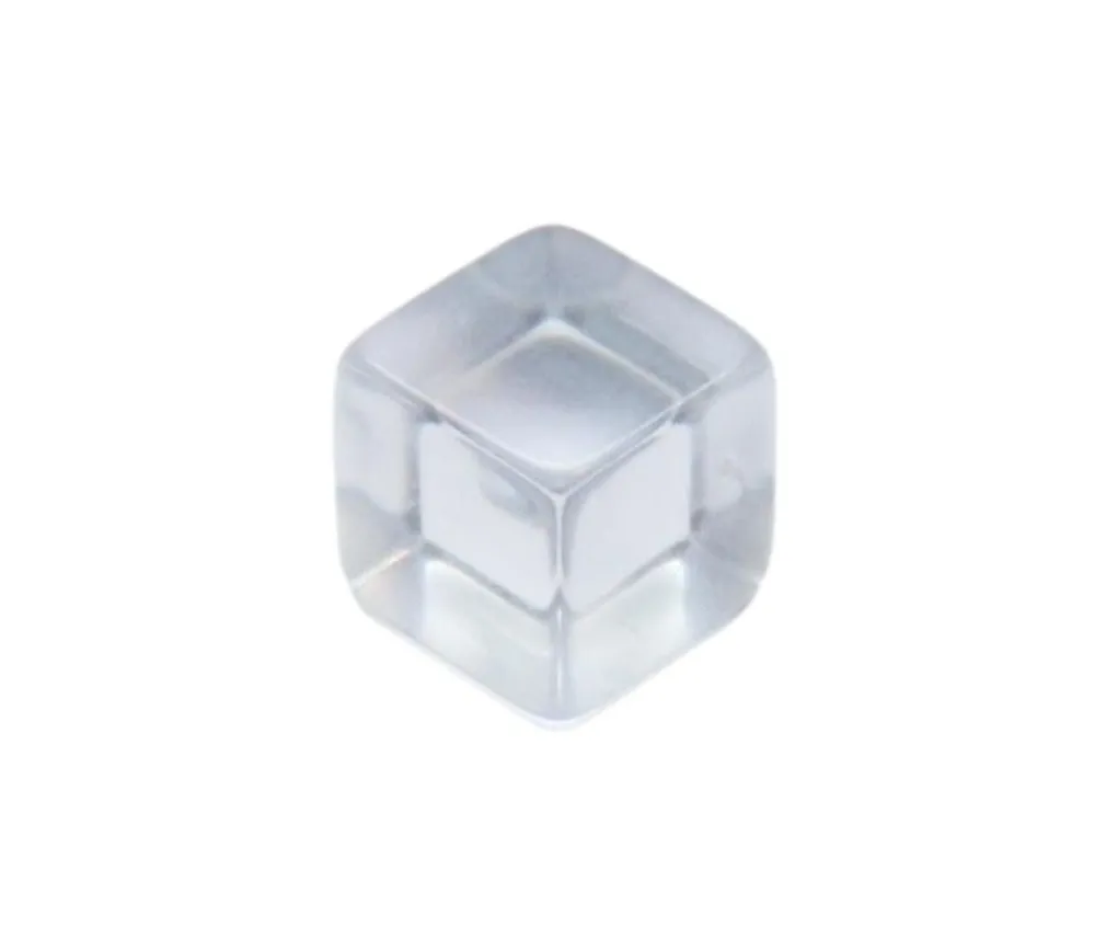 Tout Pour le Jeu Cube 12 mm en plastique translucide transparent