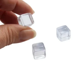 Tout Pour le Jeu Cube 12 mm en plastique translucide transparent