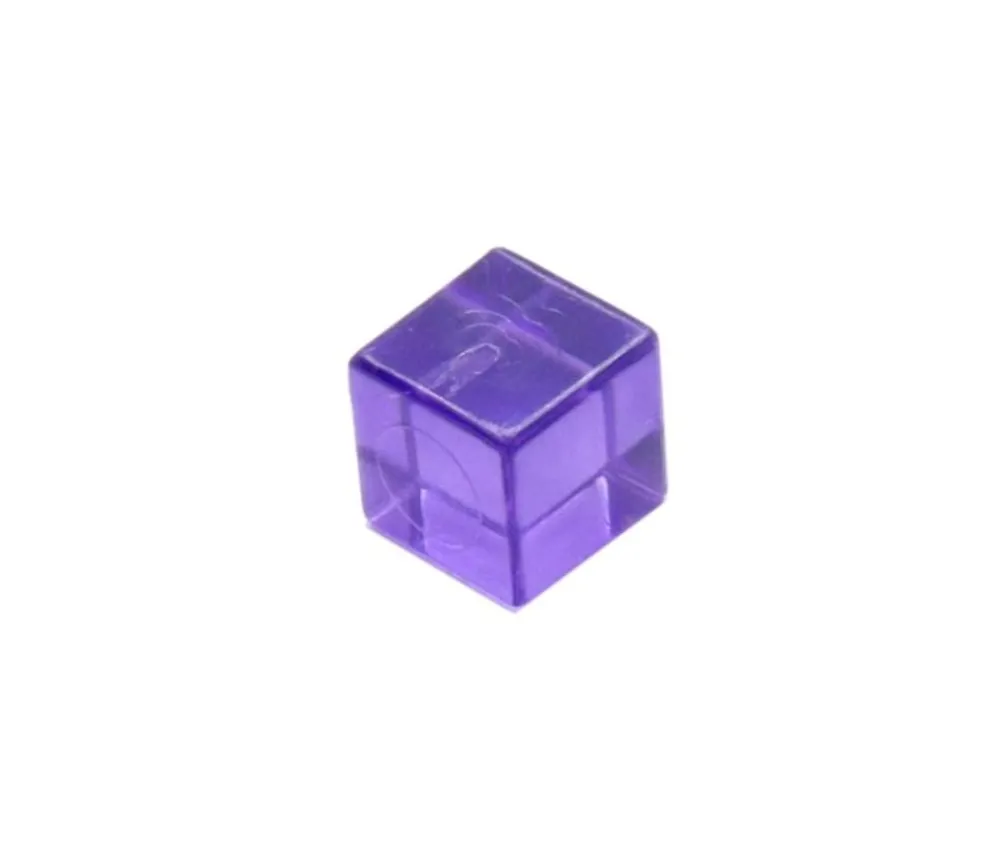Tout Pour le Jeu Cube 8 mm plastique translucide coloré