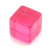 Tout Pour le Jeu Cube 12 mm rose plastique translucide coloré