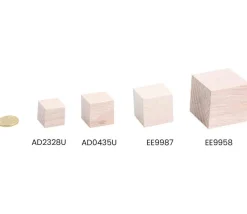 Tout Pour le Jeu Cube en bois 5 cm à l'unité