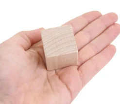 Tout Pour le Jeu Cube en bois 3 cm naturel 30 x 30 x 30 mm à l'unité