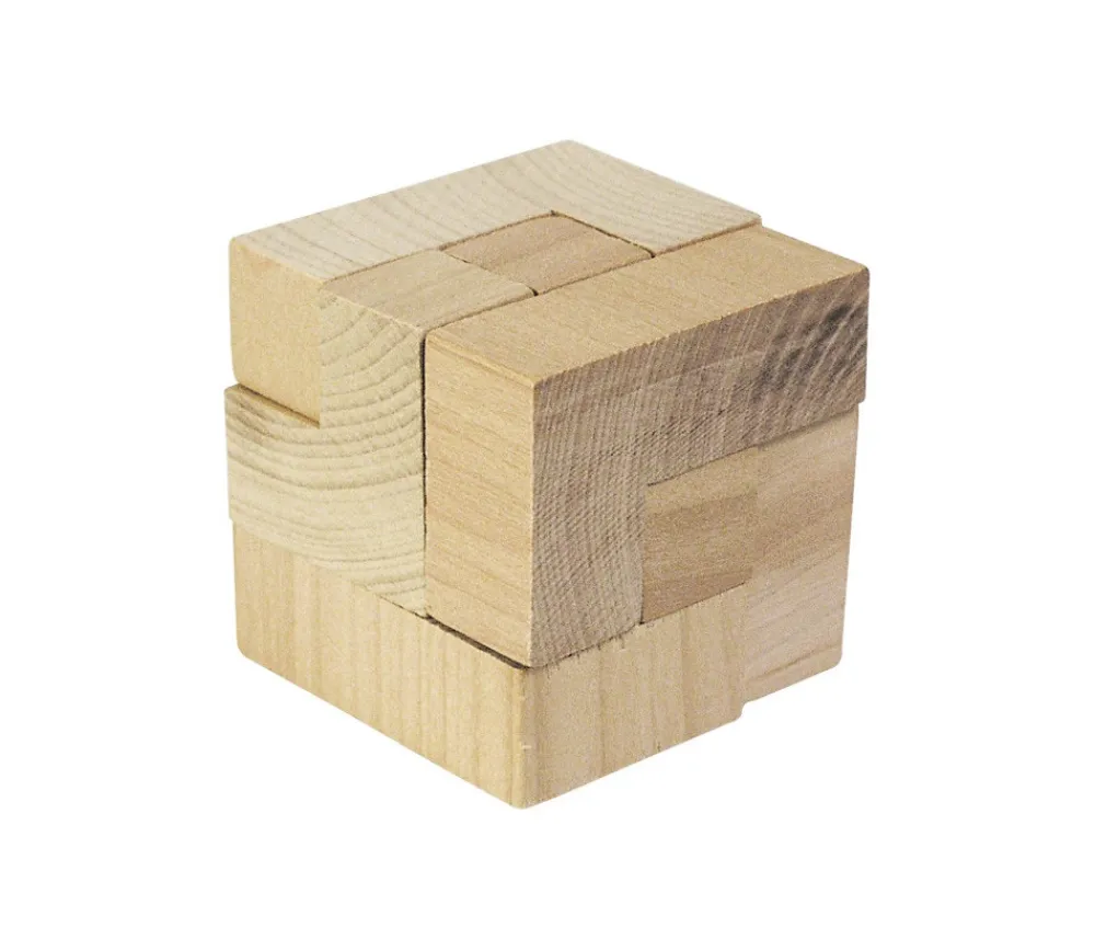 Tout Pour le Jeu Cube magique en bois 4.2 cm - puzzle casse tête