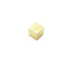 Tout Pour le Jeu Cube métal doré 8 mm. 8 x 8 x 8 mm à l'unité
