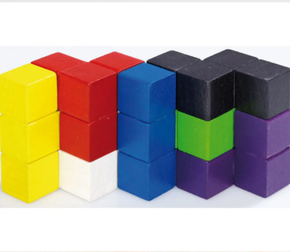 Tout Pour le Jeu Cube SOMA 7 cm composé de cubes 2.3 x 2.3 cm en bois