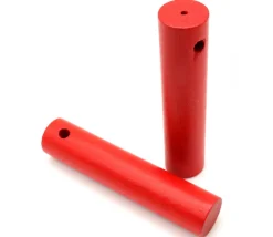 Tout Pour le Jeu Cylindre long 10 cm diam 2 cm en bois rouge