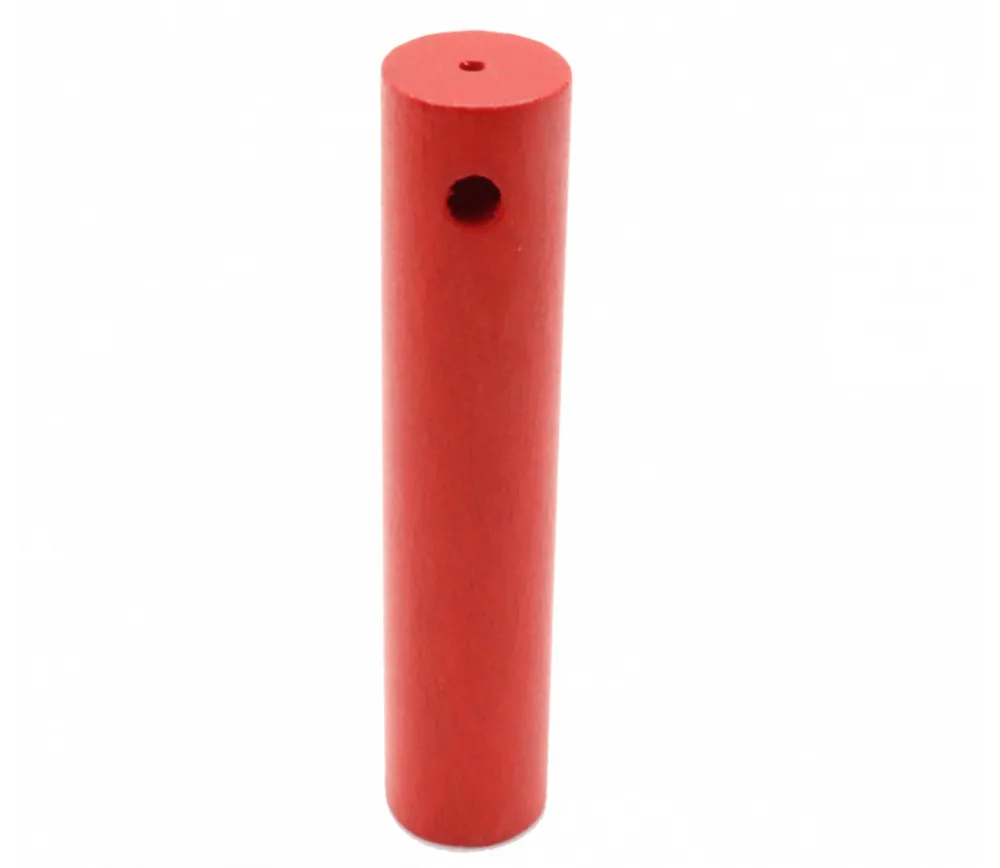 Tout Pour le Jeu Cylindre long 10 cm diam 2 cm en bois rouge