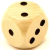 Tout Pour le Jeu Dé 1 2 2 3 3 4 en bois 16 mm avec les points