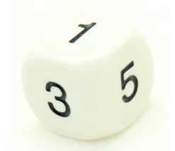 Tout Pour le Jeu Dé 1 3 5 -2-4-6 impair positif et pair négatif en 16 mm
