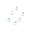 Tout Pour le Jeu Dé 1 3 5 -2-4-6 impair positif et pair négatif en 22 mm