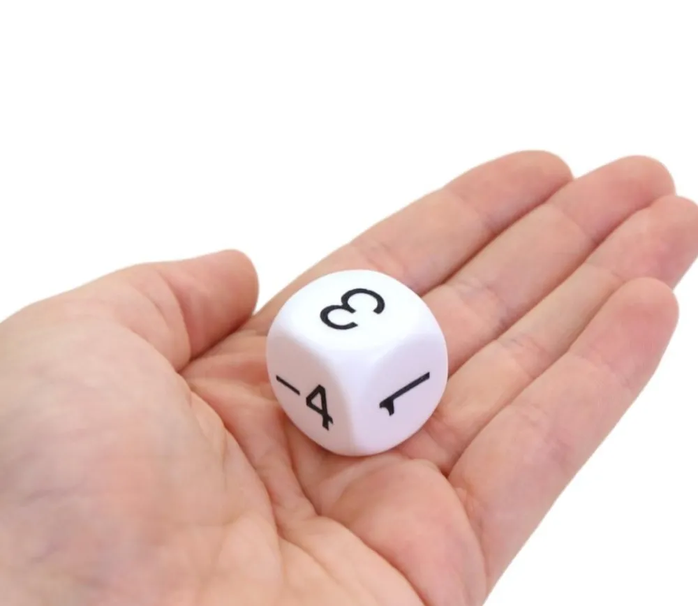 Tout Pour le Jeu Dé 1 3 5 -2-4-6 impair positif et pair négatif en 22 mm