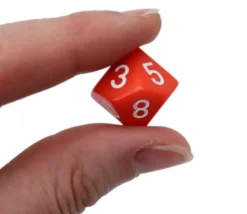 Tout Pour le Jeu Dé à 10 faces 0 à 9 opaques jeux de rôle d10 à l'unité