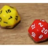 Tout Pour le Jeu Dé à 20 faces couleurs opaques jeux de rôle à l'unité (couleur mise au hasard)