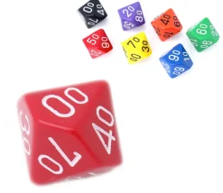 Tout Pour le Jeu Dé à 10 faces DIZAINE 00 à 90 opaque jeux de rôle d10
