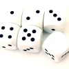 Tout Pour le Jeu Dé 12345 et 1 face neutre en bois 16 mm blanc