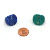 Tout Pour le Jeu Dé 3 faces 1 à 3 nacré à l'unité (couleur mise au hasard)