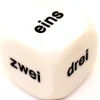 Tout Pour le Jeu Dé 6 faces allemand 1 à 6 - eins sechs