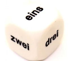 Tout Pour le Jeu Dé 6 faces allemand 1 à 6 - eins sechs