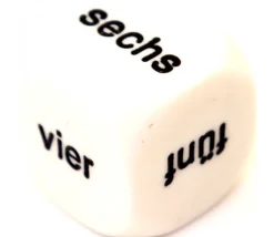 Tout Pour le Jeu Dé 6 faces allemand 1 à 6 - eins sechs