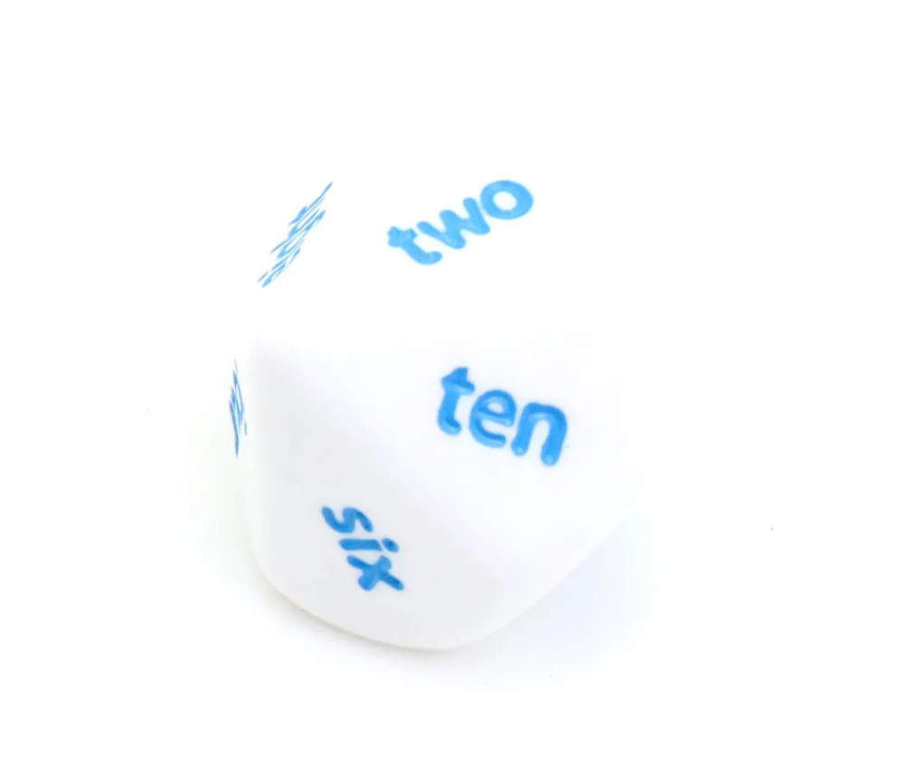 Tout Pour le Jeu Dé 10 faces anglais one to ten