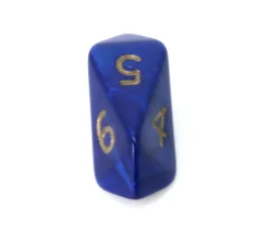 Tout Pour le Jeu Dé 6 faces baril nacré - barrel dice à l'unité (couleur mise au hasard)