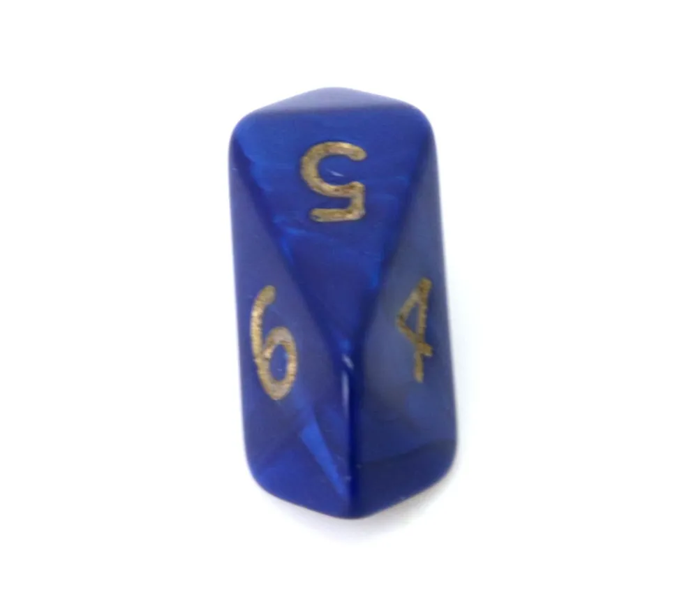 Tout Pour le Jeu Dé 6 faces baril nacré - barrel dice à l'unité (couleur mise au hasard)
