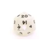 Tout Pour le Jeu Dé 20 faces beige nacré de 2 à 20