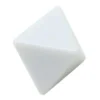 Tout Pour le Jeu Dé 8 faces blanc neutre à personnaliser standard 2.5 cm