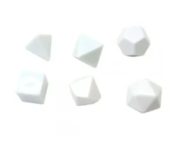 Tout Pour le Jeu Dé 20 faces blanc neutre à personnaliser 2.2 cm