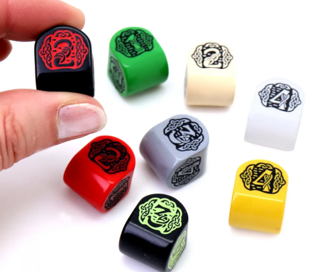 Tout Pour le Jeu Dé 4 faces Celtic 3D moderne (forme arrondie)