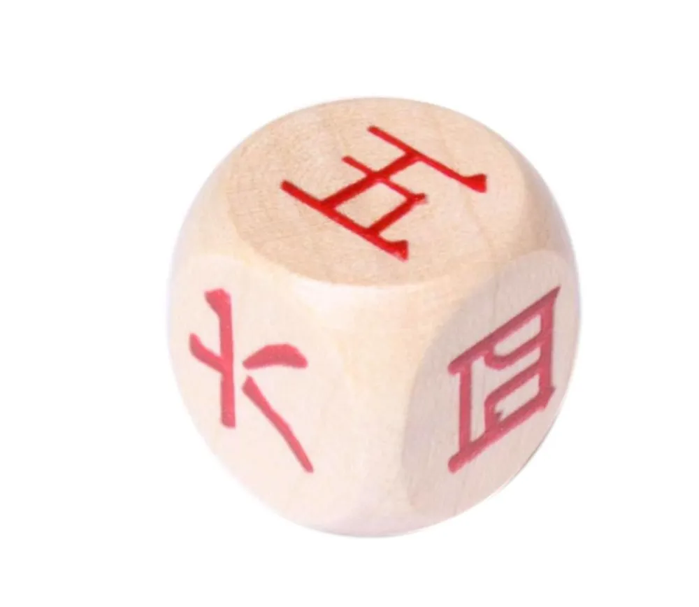 Tout Pour le Jeu Dé 6 faces chinois 1 à 6 pour jeu et apprentissage