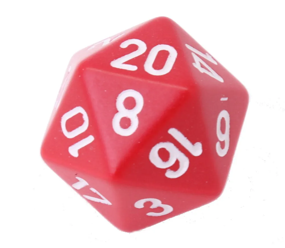 Tout Pour le Jeu Dé 20 faces couleurs opaques jeux de rôle -D20 à l'unité