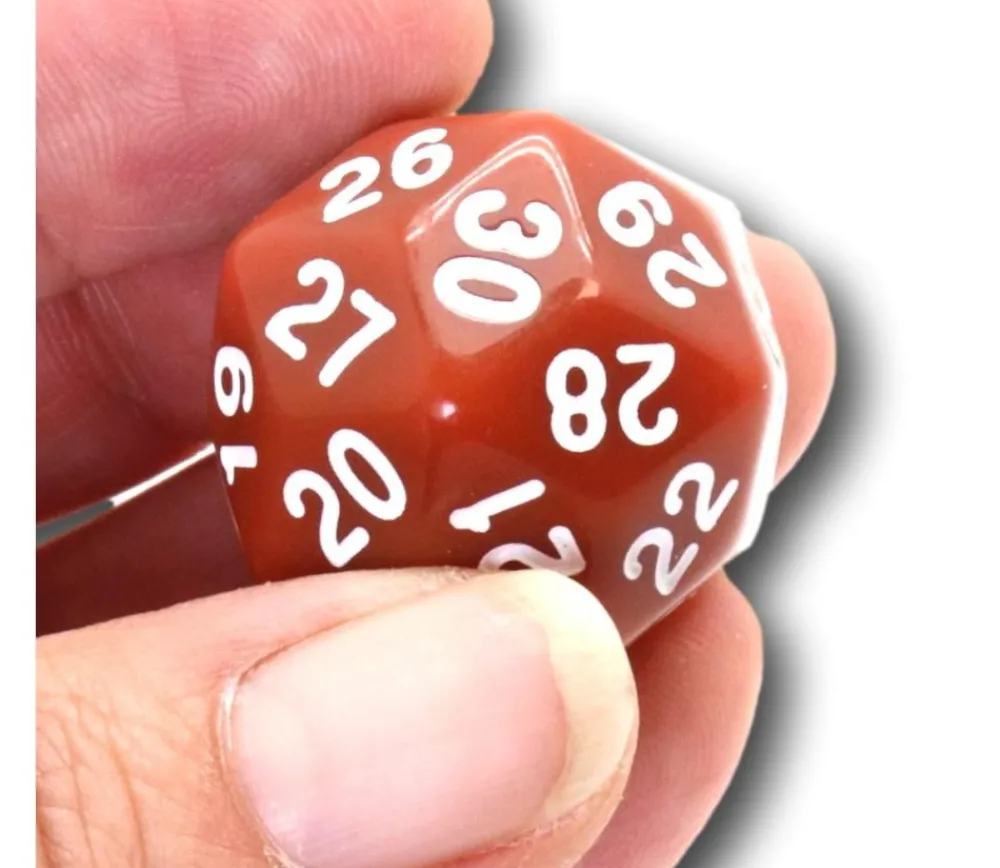 Tout Pour le Jeu Dé 30 faces cuivré D30 de jeu