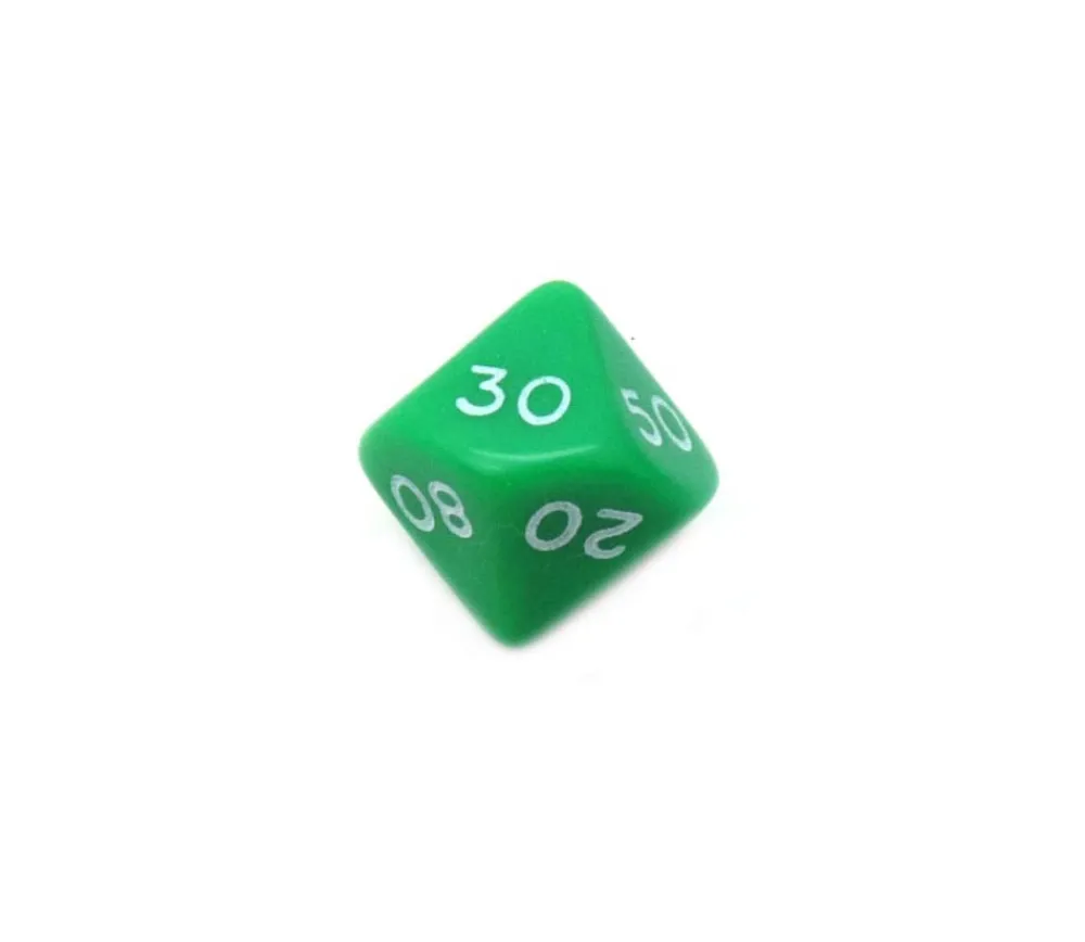 Tout Pour le Jeu Dé 10 faces dizaine en opaque de 00 à 90 à l'unité (couleur mise au hasard)