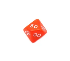 Tout Pour le Jeu Dé 10 faces dizaine en opaque de 00 à 90 à l'unité (couleur mise au hasard)